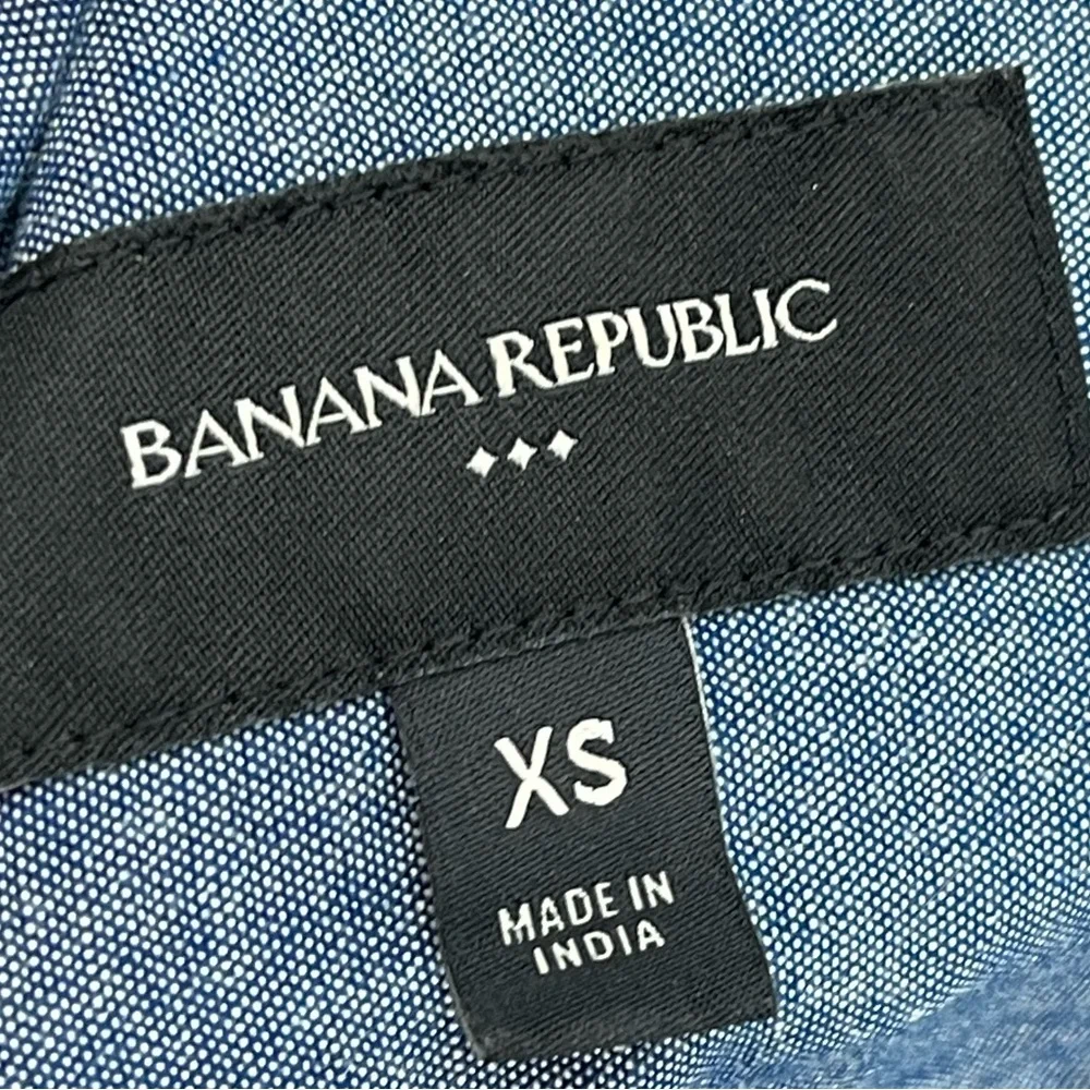 Banana Republic Factory size XS chambray midi shift Shirtdress
